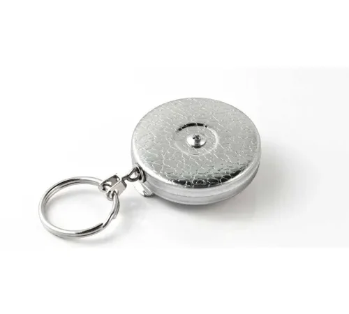 KEY-BAK #5SK Retractable Striker/Tool Key Reel with 24" Stainless Steel Chain Chrome Front Belt Clip