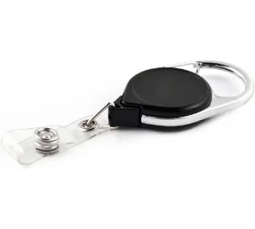 KEY-BAK RETRACT-A-BADGE ID Carabiner 5-Pack Retractable Key Reel with 36" Cord