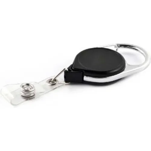 KEY-BAK RETRACT-A-BADGE ID Carabiner 5-Pack Retractable Key Reel with 36" Cord