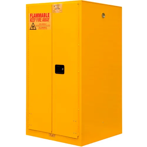 Durham Flammable Drum Cabinet 55 Gallon Manual Close Door - 34"W x 34"D x 65"H - Image 3