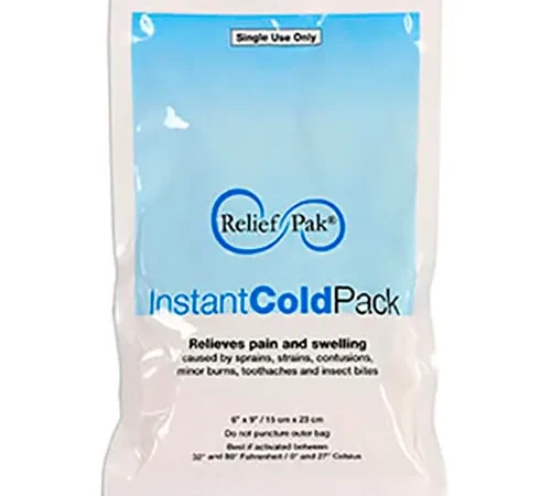 Relief Pak® Instant Cold Compress, Standard 6" x 9", Case of 12