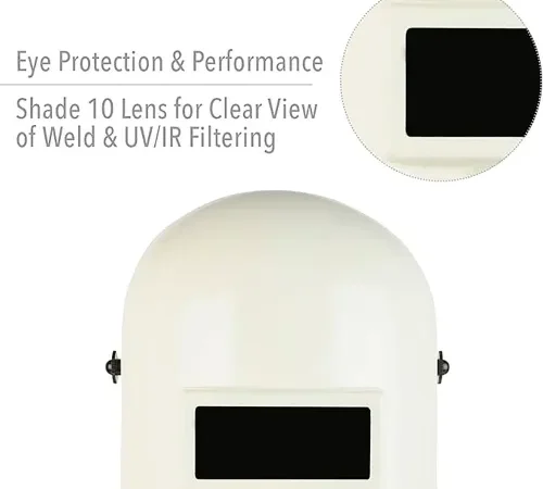 Honeywell Fibre-Metal® Pipeliner 110 Welding Helmet, Fiberglass, Shade 10, Ratchet Headgear