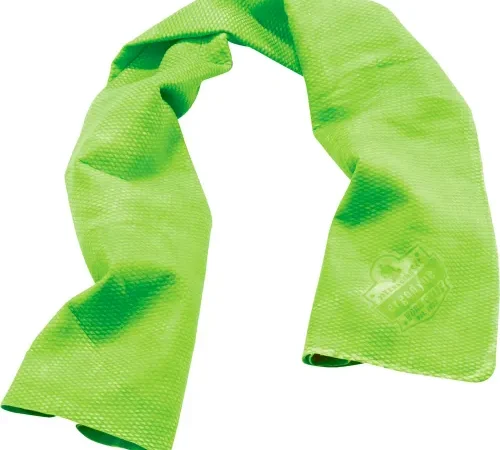 Ergodyne® Chill-Its® 6602 Evaporative Cooling Towel, Hi-Vis Lime