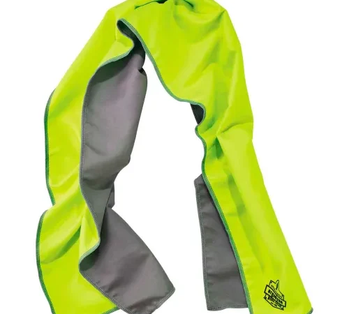 Chill-Its® 6602MF Evaporative Microfiber Cooling Towel, Lime