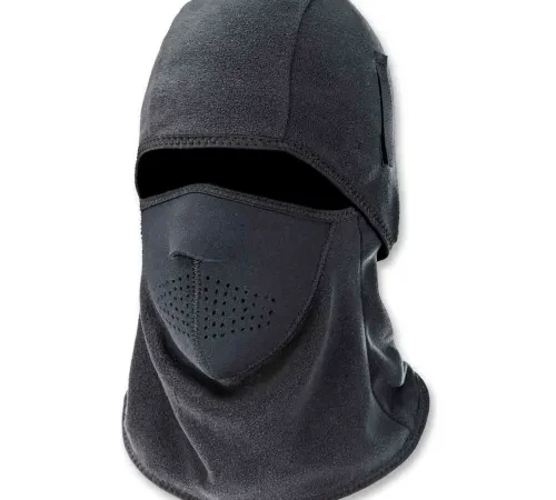 Ergodyne® N-Ferno® 2-Piece Fleece/Neoprene Balaclava, Black, 16827