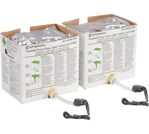 Pure Flow 1000® Eyesaline" Cartridge Refills, 3.5 Gal. Bottle, 2/Pack