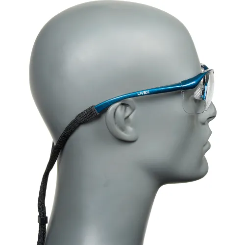 Vapor Safety Glasses - Clear, Metallic Blue - Image 5