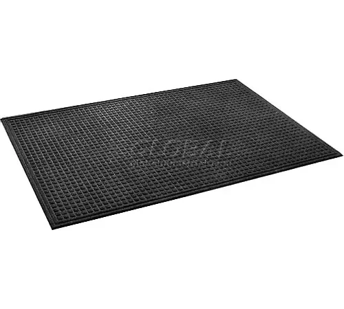 Apache Mills Absorba Indoor Entrance Mat 3/8" Thick 2' x 3' Black