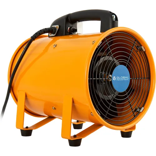 Global Industrial" 8" Confined Space Blower Fan, 2 Speed, 570 CFM, 1/8 HP - Image 5