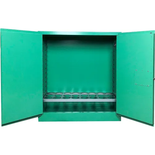 Global Industrial™ Vertical Medical Gas Cabinet, D & E Cylinder, 24 Cylinder, Manual Close - Image 4