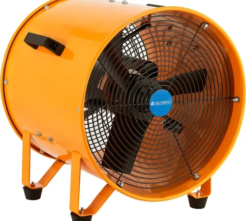 Global Industrial" 16" Confined Space Blower Fan, 2 Speed, 2850 CFM, 1 HP