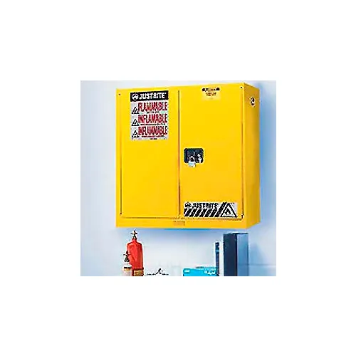 Justrite 20 Gallon Flammable Liquid Cabinet Manual 2 Door Vertical Storage