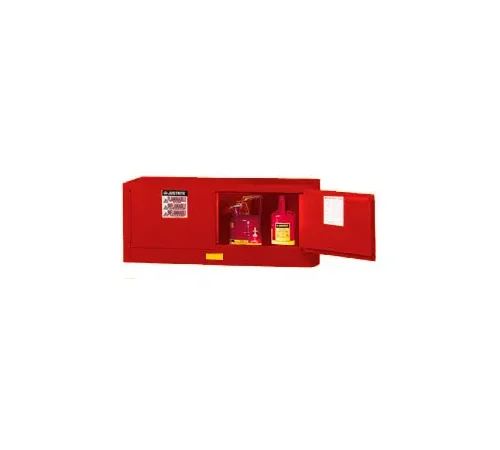 Justrite® Piggyback Paint & Ink Cabinet w/ Manual 2 Doors, 12 Gal. Cap., 43"W x 18"D x 18"H
