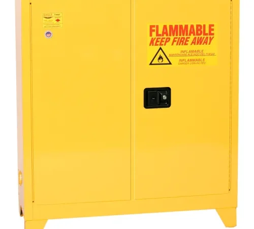 Eagle Flammable Liquid Tower Safety Cabinet with Self Close - 30 Gallon