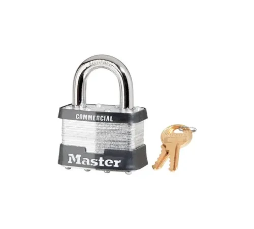 Master Lock® No. 5KA Keyed Padlock - 1" Shackle - Keyed Alike - Pkg Qty 6