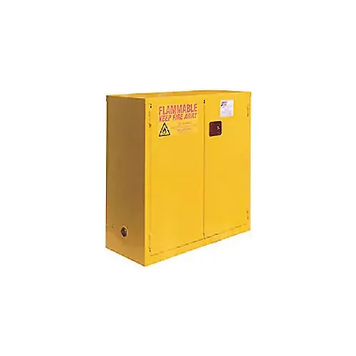 Global Industrial™ Flammable Cabinet, Self Close Double Door, 28 Gallon, 34"Wx18"Dx44"H