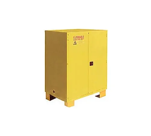 Global Industrial™ Flammable Cabinet W/Legs, Manual Close Double Door, 120 Gal., 59"Wx34"Dx69"H