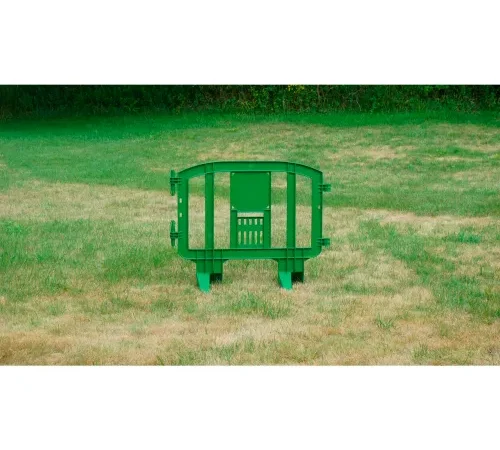 MINIT" Plastic Barricade, Interlocking, Green