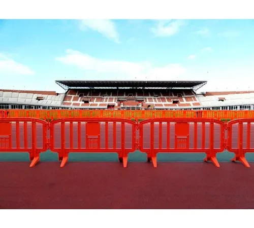 MOVIT® Plastic Barricade, Interlocking, Red