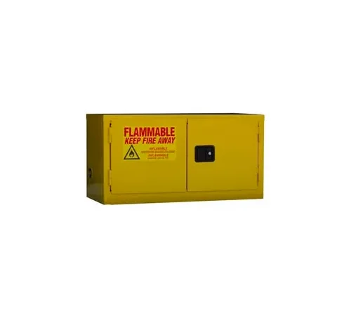 Global Industrial™ Stackable Flammable Cabinet, Manual Close Double Door,11 Gal.,34"Wx18"Dx22"H