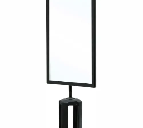 Queueway Acyrlic Sign Frame, 7"Wx11"H, Black