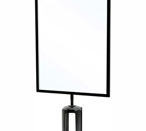 Queueway Acyrlic Sign Frame, 11"Wx14"H, Black