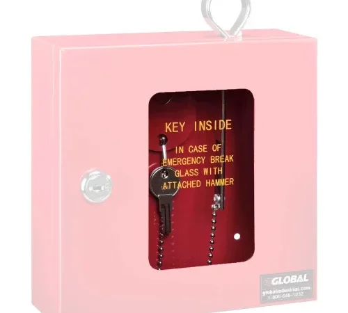 Global Safety Glass Replacement for Emergency Key Box, Price for Pack of 5