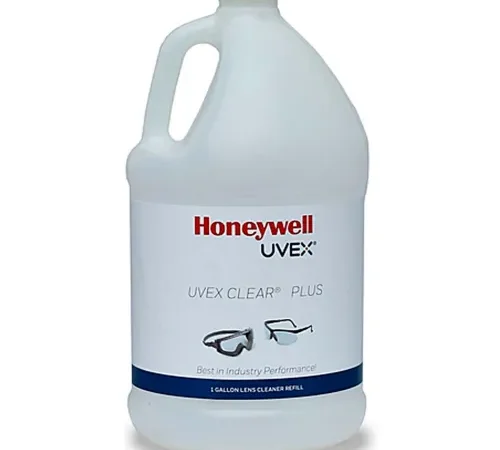 Honeywell Uvex S482 Clear Plus Lens Cleaner, Refill Solution, 1-Gallon