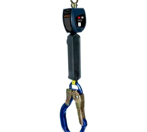 3M" DBI-SALA Nano-Lok Personal Self Retracting Lifeline w/ Rebar Hook, 2.76 lb. Wt., 6 Ft.