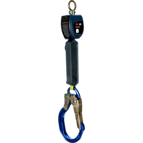 3M" DBI-SALA Nano-Lok Personal Self Retracting Lifeline w/ Rebar Hook, 2.76 lb. Wt., 6 Ft.