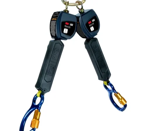 3M" DBI-SALA Nano-Lok Personal Twin-Leg Self Retracting Lifeline w/ Aluminum Carabiner, 6 Ft.