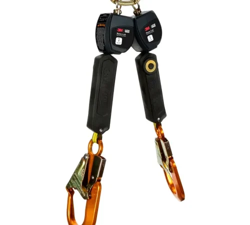 3M" DBI-SALA Nano-Lok Personal Twin-Leg Self Retracting Lifeline w/ Aluminum Snap Hook, 6 Ft.