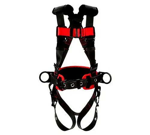 3M" Protecta® 1161308 Construction Style Harness, Back & Side D-Rings, S