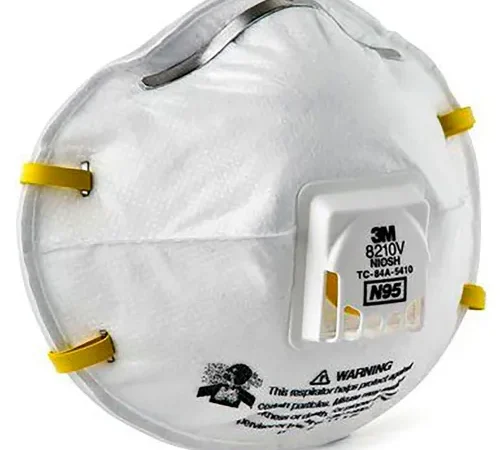 3M 8210V N95 Disposable Particulate Respirator, 10/Box