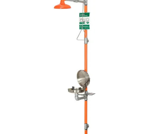 Guardian Equipment Safety Station with Eye Wash Stainless Steel Bowl and Cover, G1902BC