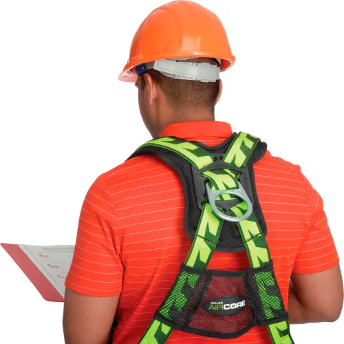 Miller AirCore" Harness, Tongue Buckle, Green, AC-TB/UGN - Image 2