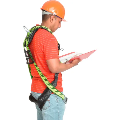 Miller AirCore" Harness, Tongue Buckle, Green, AC-TB/UGN - Image 3