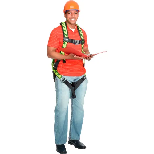 Miller AirCore" Harness, Tongue Buckle, Green, AC-TB/UGN - Image 4