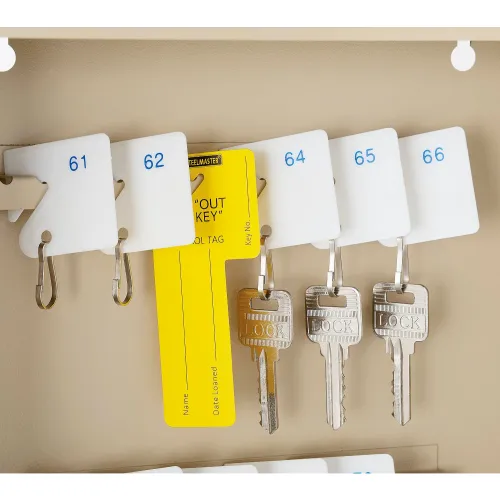 Global Industrial™ Key Cabinet - 60 Keys, Sand - Image 2