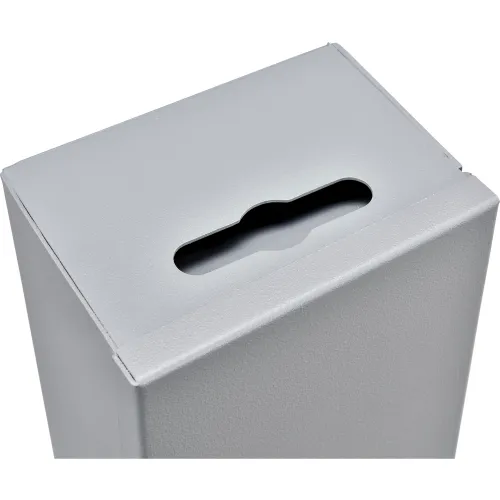 Global Industrial™ Drop-In Key Control Box, 4-3/8"W x 3-1/4"D x 7-1/4"H, Keyed Alike, Gray - Image 4