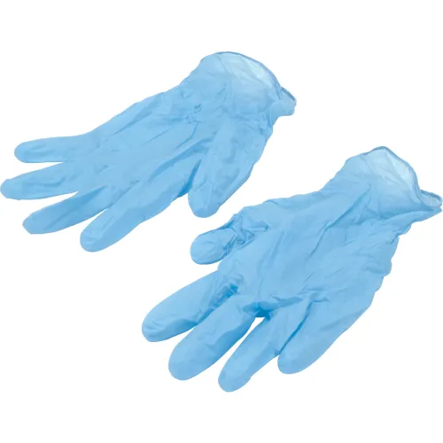 Industrial Grade Disposable Nitrile Gloves, Powdered, Medium, Blue, 100/Box, GNDR-MD-1M - Image 3