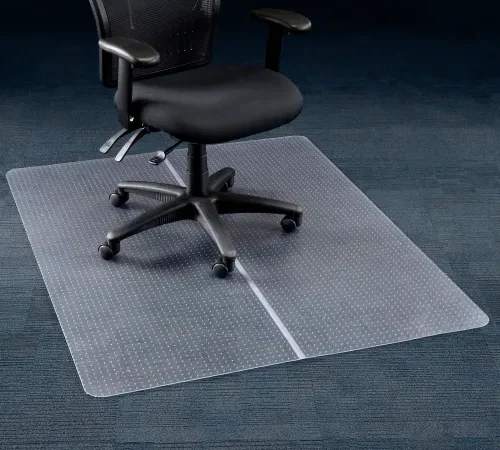 Interion® Office Chair Mat for Carpet - 36"W x 48"L - Straight Edge