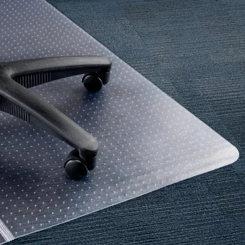 Interion® Office Chair Mat for Carpet - 36"W x 48"L - Straight Edge- Ind. Pkg - Image 3