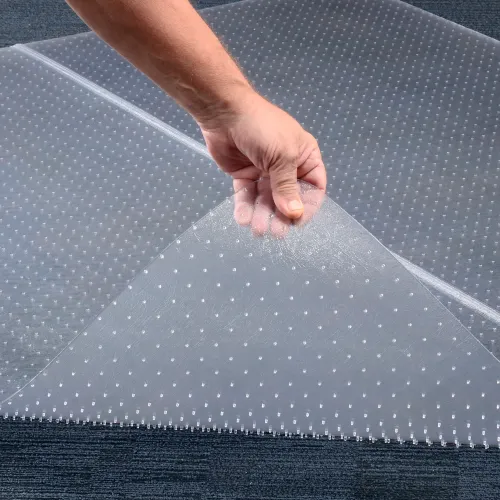 Interion® Office Chair Mat for Carpet - 36"W x 48"L - Straight Edge - Image 4