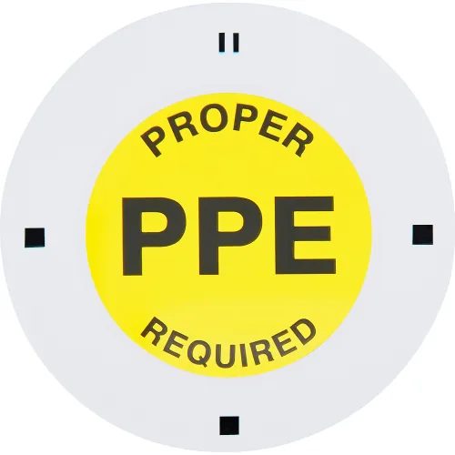 Global Industrial™ LED Sign Projector Lens, Proper PPE Required