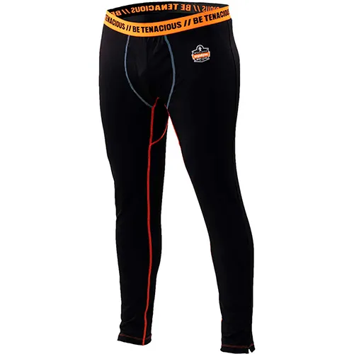 Ergodyne N-Ferno® 6480 Thermal Base Layer Bottoms, Black, 2XL - Image 2