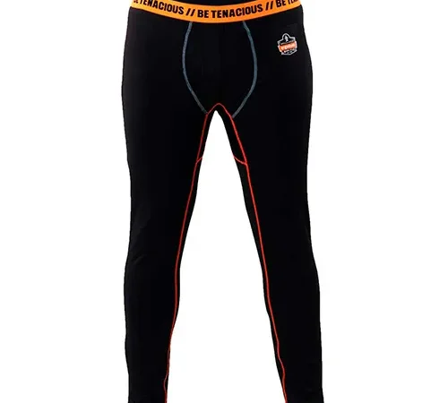 Ergodyne N-Ferno® 6480 Thermal Base Layer Bottoms, Black, 2XL