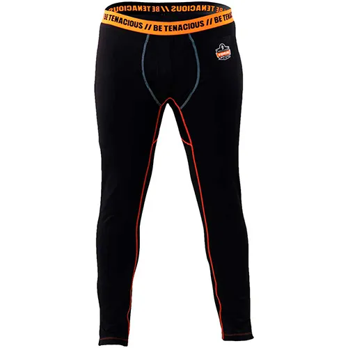 Ergodyne N-Ferno® 6480 Thermal Base Layer Bottoms, Black, 2XL