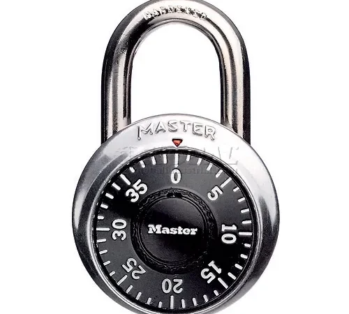 Master Lock® Combination Padlock With 3/4" Shackle, No Control Key Access - Pkg Qty 5