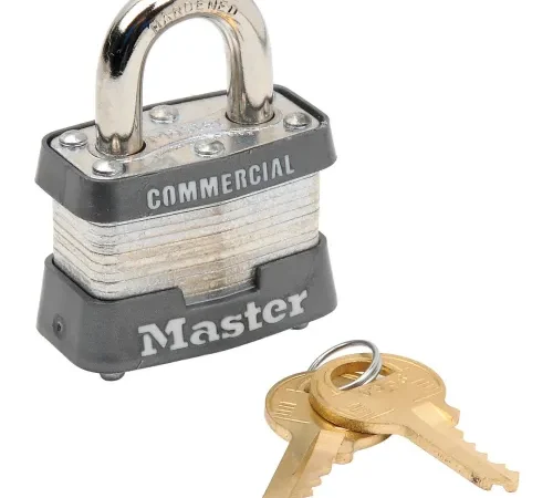 Master Lock® No. 3KA Keyed Padlock - 3/4" Shackle - Keyed Alike - Pkg Qty 6